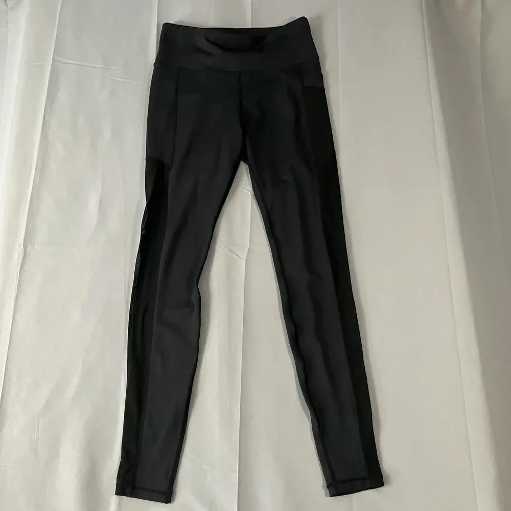 Flo Leggings Womens Small‎ High Waist Pocket Stretch Yoga Gym Athletic Pants